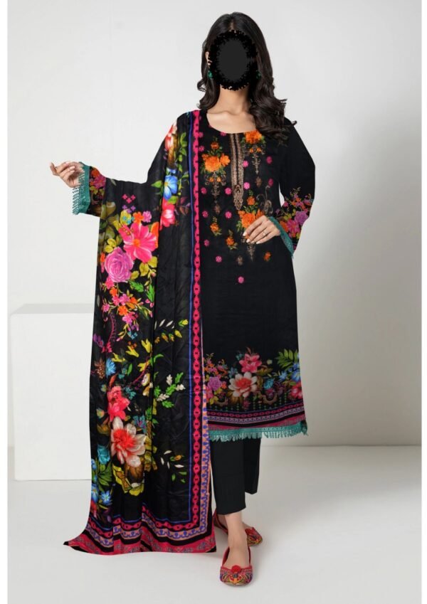 3pc Lawn with same Dupatta