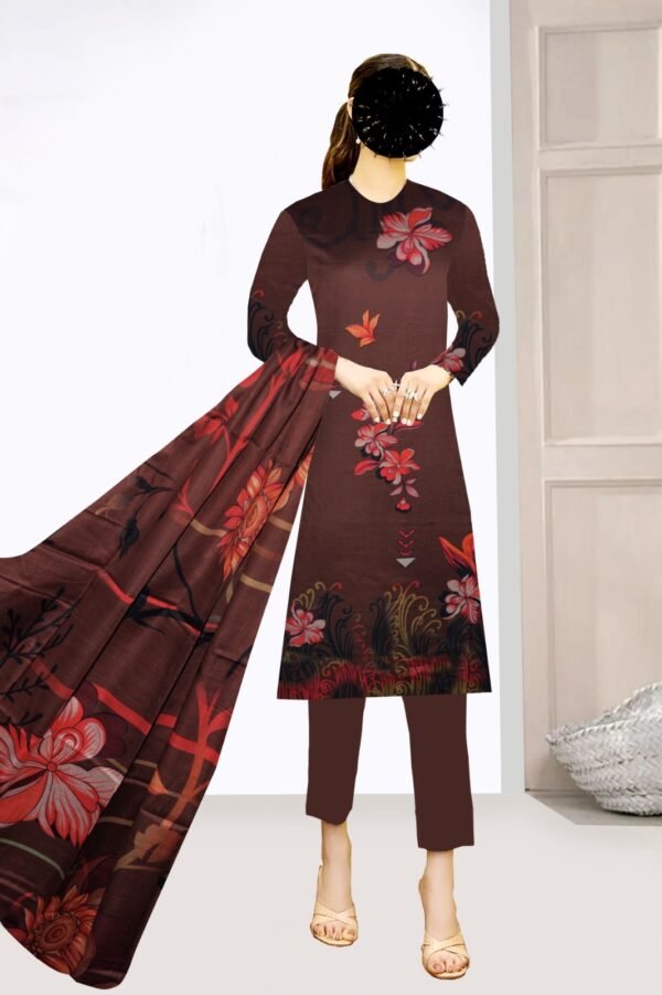 3pc Bana Doria Lawn - Image 5