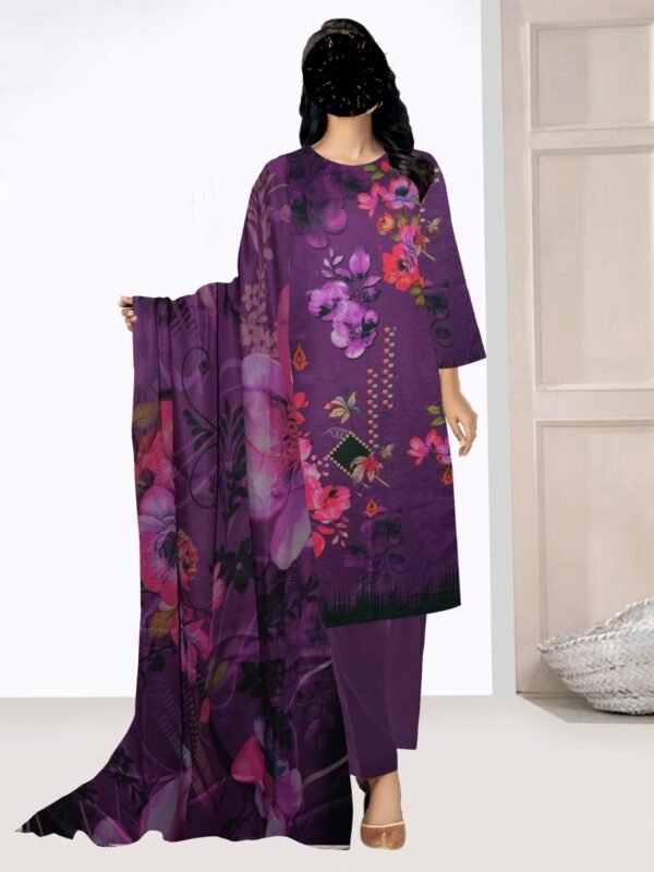3pc Bana Doria Lawn - Image 8