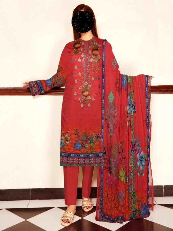 3pc Lawn with same Dupatta - Image 6