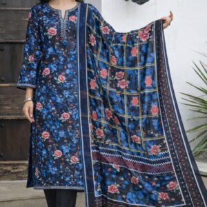 3pc Lawn Printed