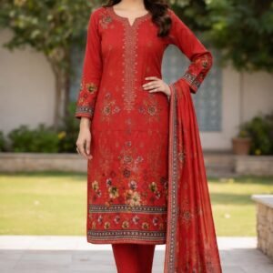 3pc Lawn Embroidered