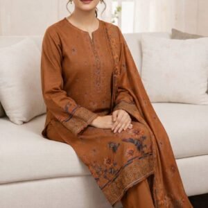 3pc Lawn Embroidered