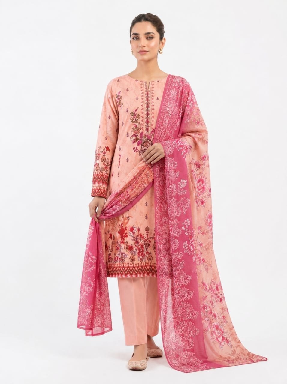 3pc Slub Lawn